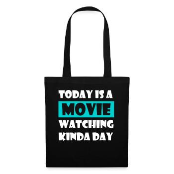 Soirée cinéma - Sac en tissu - noir - Devant