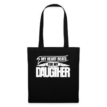 Daughters Father Dad Daughter - Tote Bag - black - Front