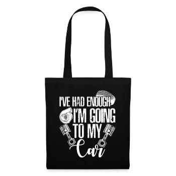 Mechanic Combustion Engine Mechanics Car - Tote Bag - black - Front