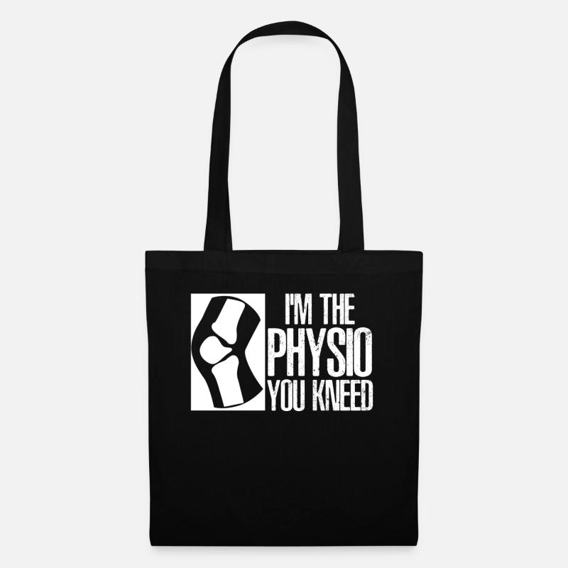 Physio Joke Physiotherapy - Stoffbeutel - Schwarz