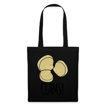 Seashells Sea Shell Clams Clam Clumsy - Tote Bag - black - Front