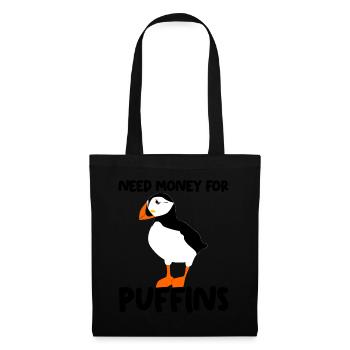 Puffin Joke Puffins - Tote Bag - black - Front