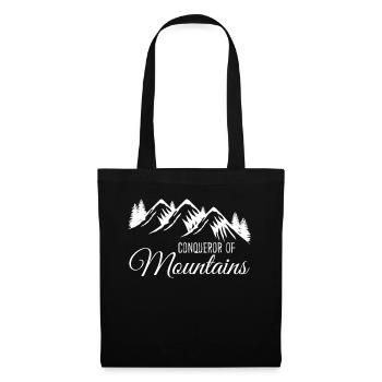 Mountain Trekking Outdoor Hiker Hiking - Tote Bag - black - Front