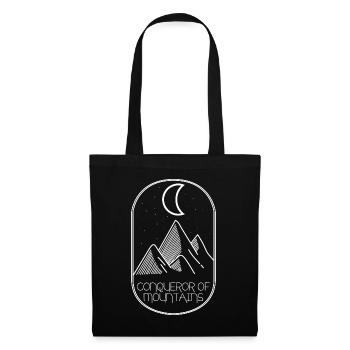 Hiking Mountains Moon Mountain Trekking - Tote Bag - black - Front
