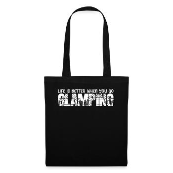 Glamping Camping-car Camping-car Camping - Sac en tissu - noir - Devant