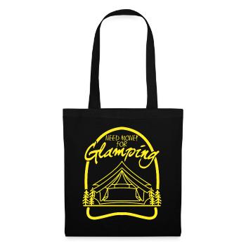 Camping, Glamping, Camping-car, Camping-car, Camping-car - Sac en tissu - noir - Devant