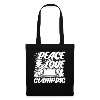 Glamping Camping Camping-car Camping-car - Sac en tissu - noir - Devant