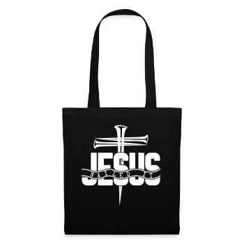 Bible Jesus Christ Christianity Cross - Tote Bag - black - Front