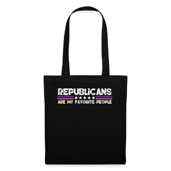 Republicans Conservative Republican - Tote Bag - black - Front