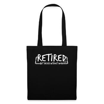Retirement Pension - Tote Bag - black - Front