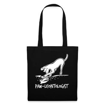 Chiens Dinosaures Chien Dinosaure - Sac en tissu - noir - Devant
