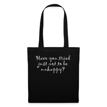 Sarcasm Sarcastic Goth Misanthrope - Tote Bag - black - Front