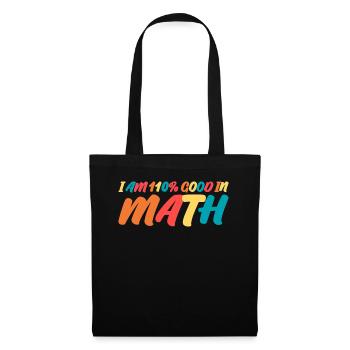 Professeur de mathématiques Mathématiques Mathématiques Physique - Sac en tissu - noir - Devant