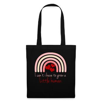 Grossesse Femme enceinte - Sac en tissu - noir - Devant