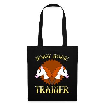 Hobbyhorse Riding Hobby Horse - Tote Bag - black - Front