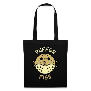 Poisson-globe Poisson-globe - Sac en tissu - noir - Devant