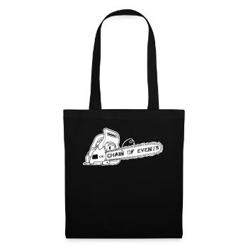Chainsaw Chain Saw Chainsaws - Tote Bag - black - Front