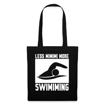Triathlon Swimmer Swimming - Tote Bag - black - Front