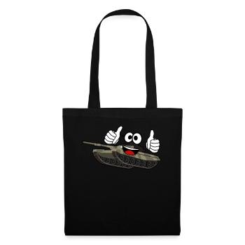 Pouce vers le haut Débardeur - Sac en tissu - noir - Devant