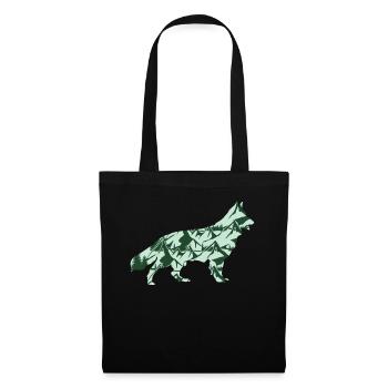White Shepherd Dog Leash German Shepherd - Tote Bag - black - Front