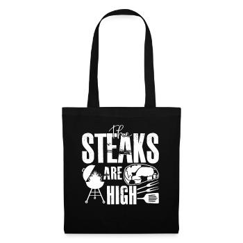 Barbecue Steaks BBQ Cuire Viande - Sac en tissu - noir - Devant
