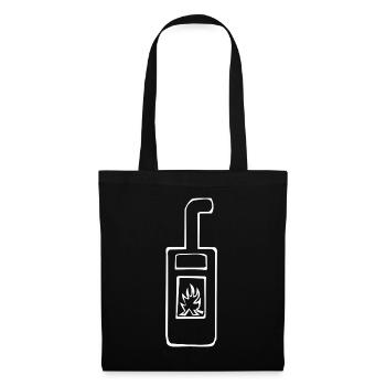 Fireplace Oven - Tote Bag - black - Front