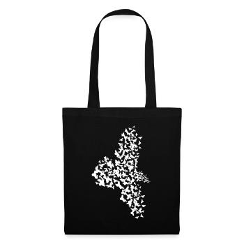Crow Raven Tree Ravens Flying Crows - Tote Bag - black - Front