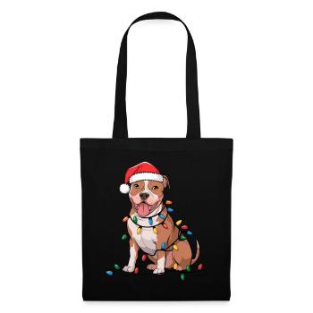 American Terrier Noël Noël - Sac en tissu - noir - Devant