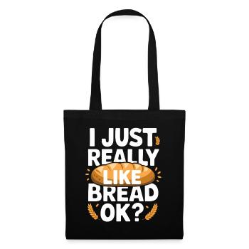 J’aime vraiment le pain Funny Bakery Gifts Men - Sac en tissu - noir - Devant