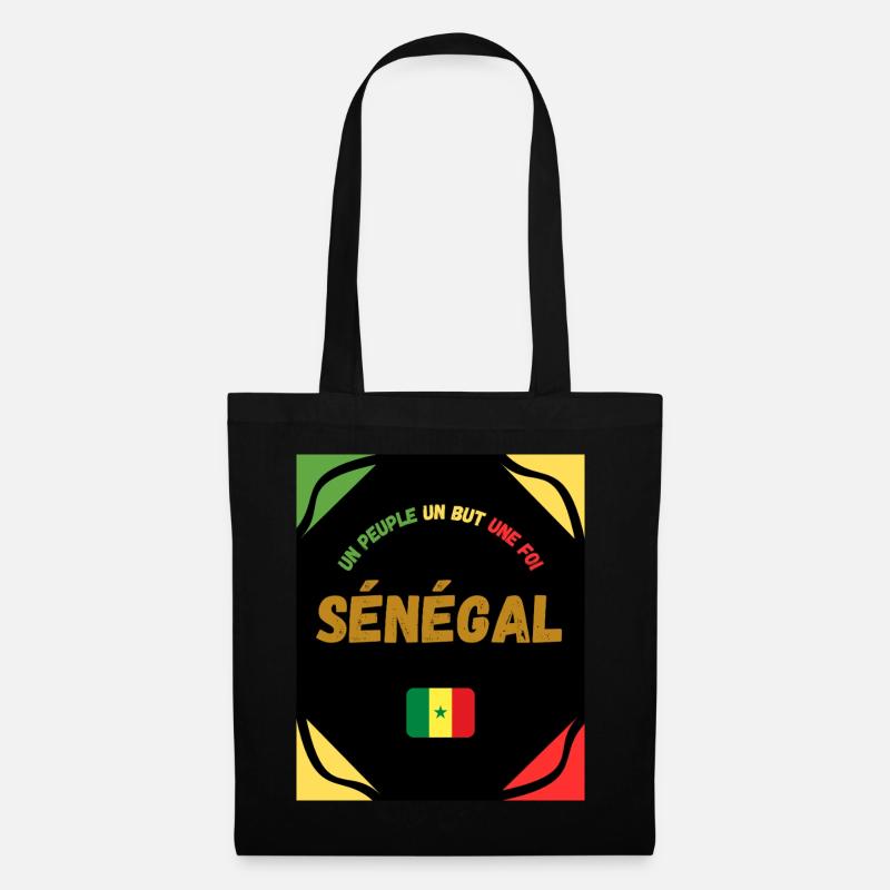 SENEGAL - Stoffbeutel - Schwarz