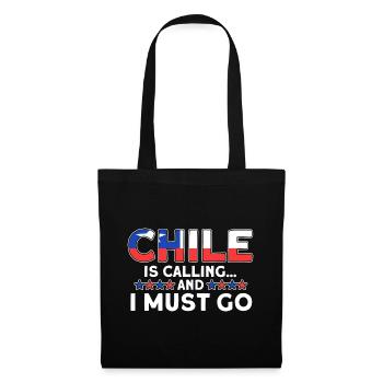 Chile calls Chile Souvenir - Tote Bag - black - Front