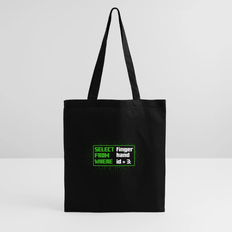 SELECT finger FROM hand Software Developer Tote Bag