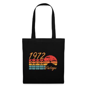 Vintage 1972 Deer Gift - Tote Bag - black - Front