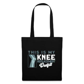 Patient Knee Surgery Bionic Knee - Tote Bag - black - Front