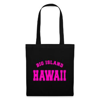BIG ISLAND HAWAII KONA TRIATHOLN TRIATHLÈTE ROSE - Sac en tissu - noir - Devant