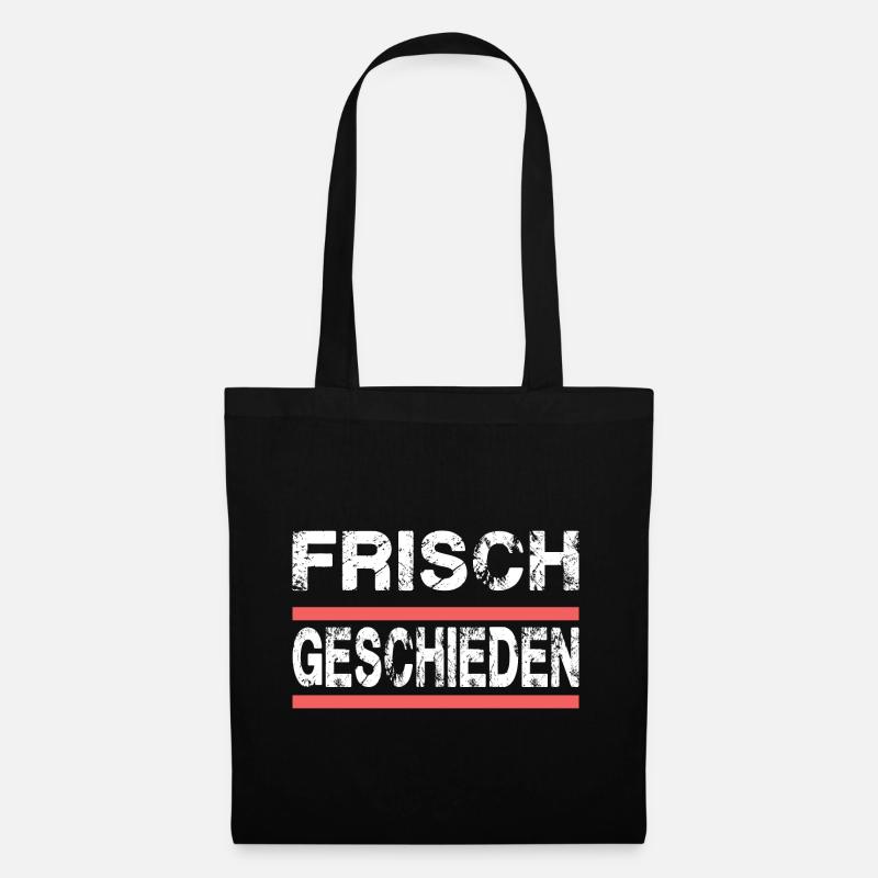 Frisch Geschieden für Geschiedene und Getrennte - Stoffbeutel - Schwarz