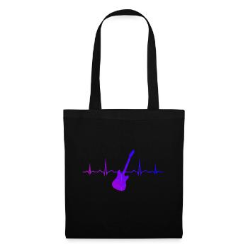 Guitariste Guitariste Guitariste Guitariste Guitare Homme - Sac en tissu - noir - Devant