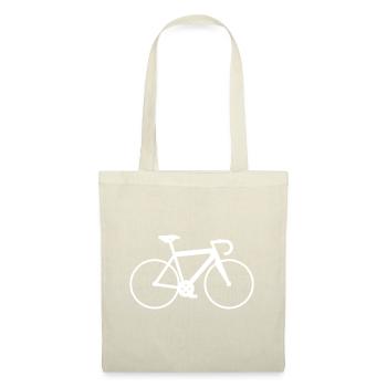 Triathlon vélo LOVE COEUR cadeau cycliste - Sac en tissu - nature - Devant