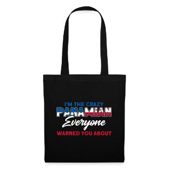 Drapeau panaméen cadeau racines panaméennes - Sac en tissu - noir - Devant