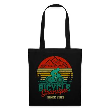Bicycle Grandpa since 2019 - Sac en tissu - noir - Devant