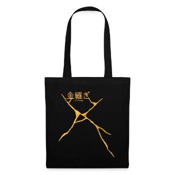 Kintsugi - Stoffbeutel - Schwarz - Vorne
