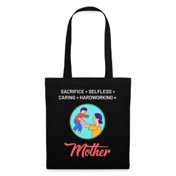 Mother's Day Strong Design - Tote Bag - black - Front