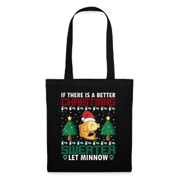 S’il y a un meilleur pull de Noël, laissez Minnow - Sac en tissu - noir - Devant