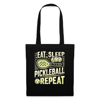 Eat Sleep Pickleball Repeat - Tote Bag - black - Front