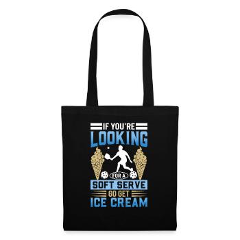 Vous cherchez un service doux ? Allez chercher de la crème glacée ! - Sac en tissu - noir - Devant