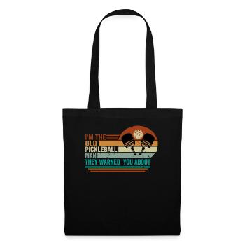 I'm The Old Pickleball Man They Warned You About - Tote Bag - black - Front