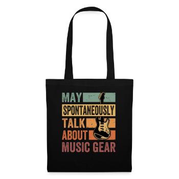 May Spontaneously Talk About Music Gear - Tote Bag - black - Front