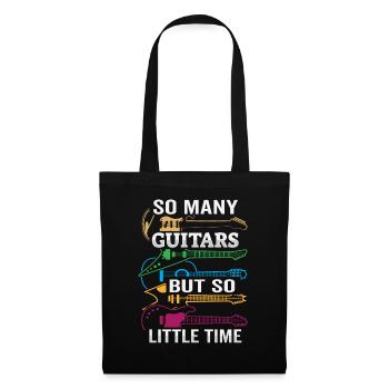 So Many Guitars, But So Little Time - Tote Bag - black - Front