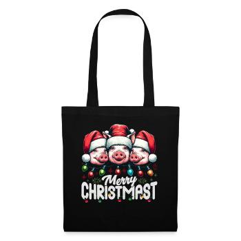 MERRY ChristMAST - Christmas Roast Food Meal - Tote Bag - black - Front