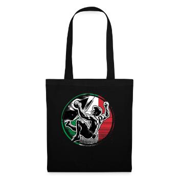 Grimpeur d’Italie – Escalade de bloc en détresse - Sac en tissu - noir - Devant